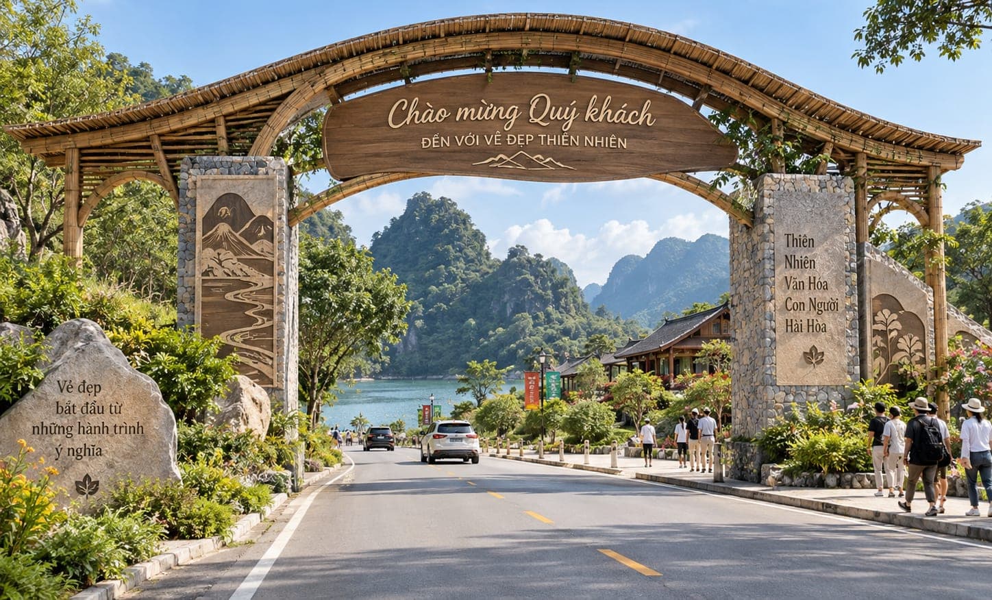 Cổng chào Khu du lịch / Danh lam thắng cảnh